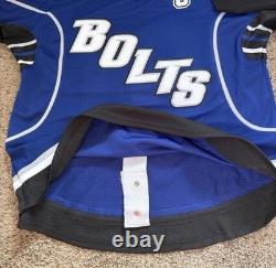 Reebok Indo Edge Tampa Bay Lightning BOLTS Alt Stamkos Jersey Size 52 NWOT