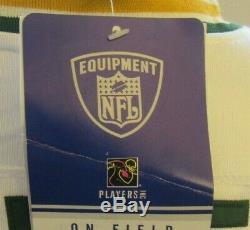 Reebok NFL Men's Jersey Green Bay Packers White #4 Brett Favre New SIZE 60