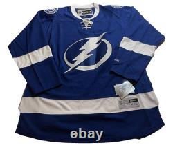 Reebok NHL Tampa Bay Lightning Premier Jersey Blue Men's 2XL New With Tags
