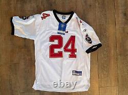 Reebok NWT NFL On Field Buccaneers Jersey Cadillac Williams AUTOGRAPHED SZ48