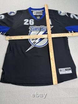 Reebok Tampa Bay Lightning Martin St. Louis #26 Black/Blue NHL Jersey XL