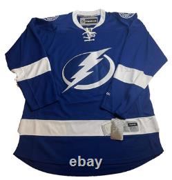 Reebok Tampa Bay Lightning Premier Jersey Men 2XL Blue NHL Hockey NEW