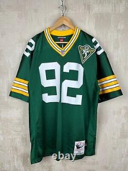 Reggie White 1993 Green Bay Packers NFL Mitchell & Ness Throwback Men's Jersey