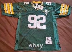 Reggie White 1993 NFL Green Bay Packers Mitchell & Ness Throwback Jersey 54 NEW