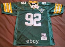 Reggie White 1993 NFL Green Bay Packers Mitchell & Ness Throwback Jersey 54 NEW