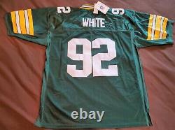 Reggie White 1993 NFL Green Bay Packers Mitchell & Ness Throwback Jersey 54 NEW