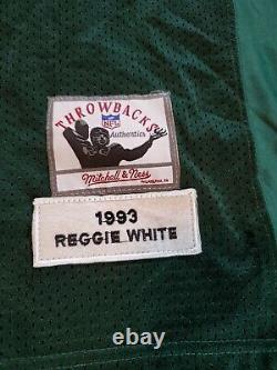 Reggie White 1993 NFL Green Bay Packers Mitchell & Ness Throwback Jersey 54 NEW