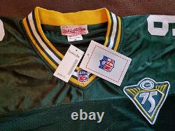 Reggie White 1993 NFL Green Bay Packers Mitchell & Ness Throwback Jersey 54 NEW