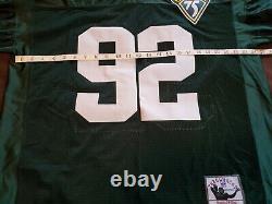 Reggie White 1993 NFL Green Bay Packers Mitchell & Ness Throwback Jersey 54 NEW