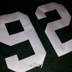 Reggie White'96 Green Bay Packers #92 Authentic Throwback Jersey Size(40, M)