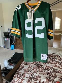 Reggie White Mitchell And Ness Authentic Jersey Withtags Green Bay Packers Sz 48