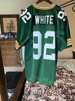 Reggie White Mitchell And Ness Authentic Jersey Withtags Green Bay Packers Sz 48