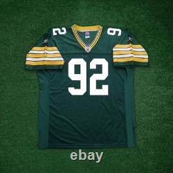 Reggie White Reebok Green Bay Packers NFL Authentic On-Field EQT Home Jersey