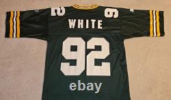 Reggie White Vintage SBXXXII Green Bay Packers Starter Jersey Sz46(mens medium)