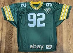Reggie White Vtg Authentic Green Bay Packers Wilson NFL Jersey 56 XXL/3X NWOT 75