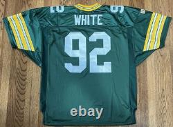 Reggie White Vtg Authentic Green Bay Packers Wilson NFL Jersey 56 XXL/3X NWOT 75