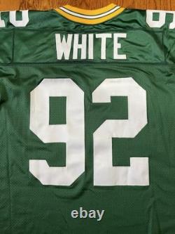 Reggie White Vtg Authentic Green Bay Packers Wilson NFL Jersey 56 XXL/3X NWOT 75
