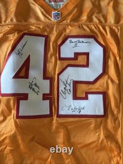 Ricky Bell #42 Tampa Bay Buccaneers Jersey Size 46 Signed By 1970's Players