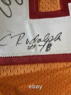 Ricky Bell #42 Tampa Bay Buccaneers Jersey Size 46 Signed By 1970's Players