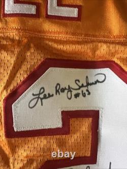 Ricky Bell #42 Tampa Bay Buccaneers Jersey Size 46 Signed By 1970's Players