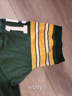 Ripon Sand Knit Green Bay Packers Bart Starr durene Authentic Jersey Rare Sz 46
