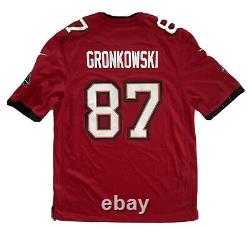 Rob Gronkowski Tampa Bay Buccaneers Nike Red Game Jersey Large