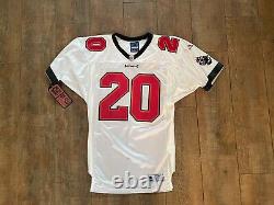 Ronde Barber Adidas ON FIELD NWT Tampa Bay Buccaneers Jersey Sz 44 BEAUTIFUL