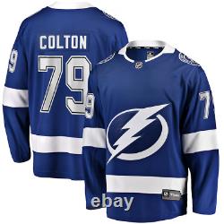 Ross Colton Tampa Bay Lightning Fanatics Home Breakaway Player Jersey -Blue-2XL