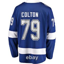 Ross Colton Tampa Bay Lightning Fanatics Home Breakaway Player Jersey -Blue-2XL