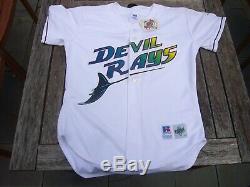 Russell Tampa Bay Devil Rays Baseball MLB Authentic Jersey sz. 44 New NWT vtg