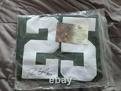 Ryan Grant Hand Signed Green Bay Jersey #25 Green Size 52 With COA New Authentic