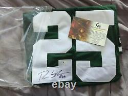 Ryan Grant Hand Signed Green Bay Jersey #25 Green Size 52 With COA New Authentic