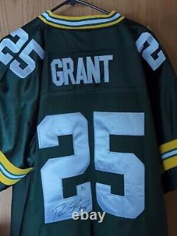 Ryan Grant Hand Signed Green Bay Jersey #25 Green Size 52 With COA New Authentic