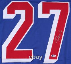 Ryan McDonagh Signed New York Rangers Jersey (Beckett COA) Tampa Bay Defensman