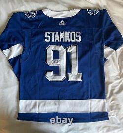 SIGNED Authentic Adidas Tampa Bay Lightning Steven Stamkos Autographed Jersey