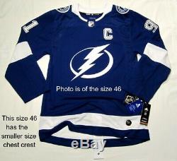 STEVEN STAMKOS size 46 = size Small Tampa Bay Lightning ADIDAS NHL Hockey Jersey