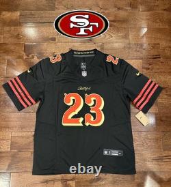 San Francisco 49 Christian Mccaffrey 23 Men's Xxl Jersey Faithful To The Bay New