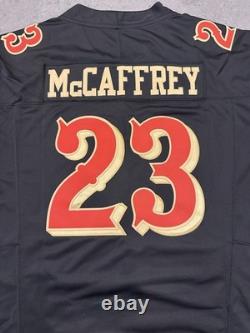 San Francisco 49 Christian Mccaffrey 23 Men's Xxl Jersey Faithful To The Bay New