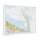 Sandy Hook Bay New Jersey Nautical Chart Map Framed Canvas 40x30