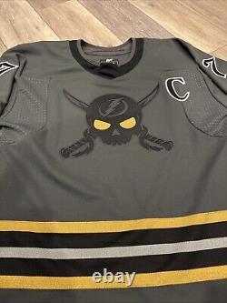 Size 52 2025 TAMPA BAY LIGHTNING GASPARILLA HOCKEY JERSEY L 1904 Made HEDMAN WOW