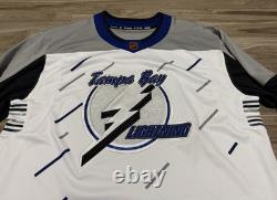Size XXL NHL Tampa Bay Lightning Fanatics Breakaway Reverse Retro Jersey