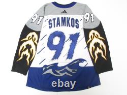 Stamkos Tampa Bay Lightning Authentic Adidas Reverse Retro 2.0 Hockey Jersey
