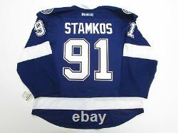 Stamkos Tampa Bay Lightning Authentic Home Team Issued Reebok Edge 2.0 Jersey