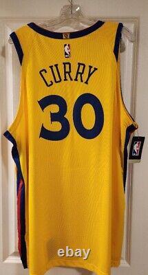 Steph Curry The Bay Golden State Warriors Authentic Jersey 56 Basketball NWT