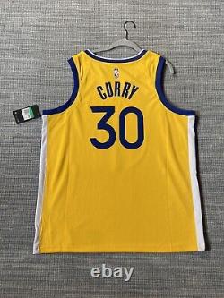 Stephen Curry Bay Yellow Jersey 2021-22 Mens Size Extra Large NEW