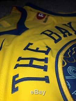 Stephen Curry NIKE AUTHENTIC City Edition The Bay Jersey Size XL NEW With Tags