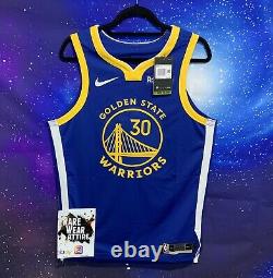 Stephen Curry The Bay Golden State Authentic Warriors Jersey Sz 44 Nba