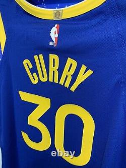 Stephen Curry The Bay Golden State Authentic Warriors Jersey Sz 44 Nba