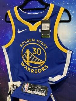 Stephen Curry The Bay Golden State Authentic Warriors Jersey Sz 44 Nba