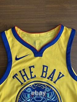 Stephen Curry Warriors Nike The Bay Chinese New Year Authentic Jersey S Small 40